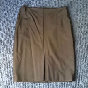 Talbots Size 6 Petite Navy Blue Wool Blend Pencil Skirt